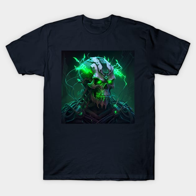 Bionic Skull T-Shirt by Legendary T-Shirts